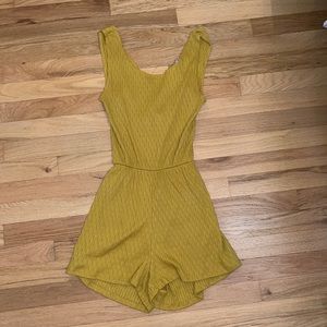 ALYA mustard yellow romper